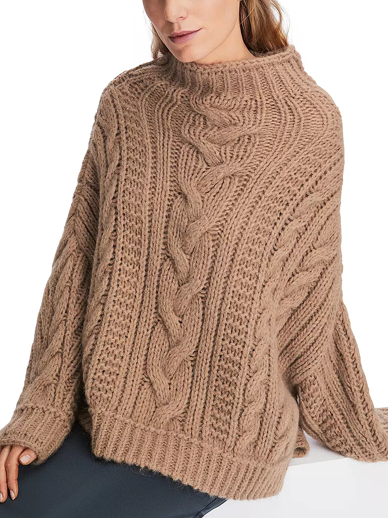 MARC CAIN Rollkragenpullover braun