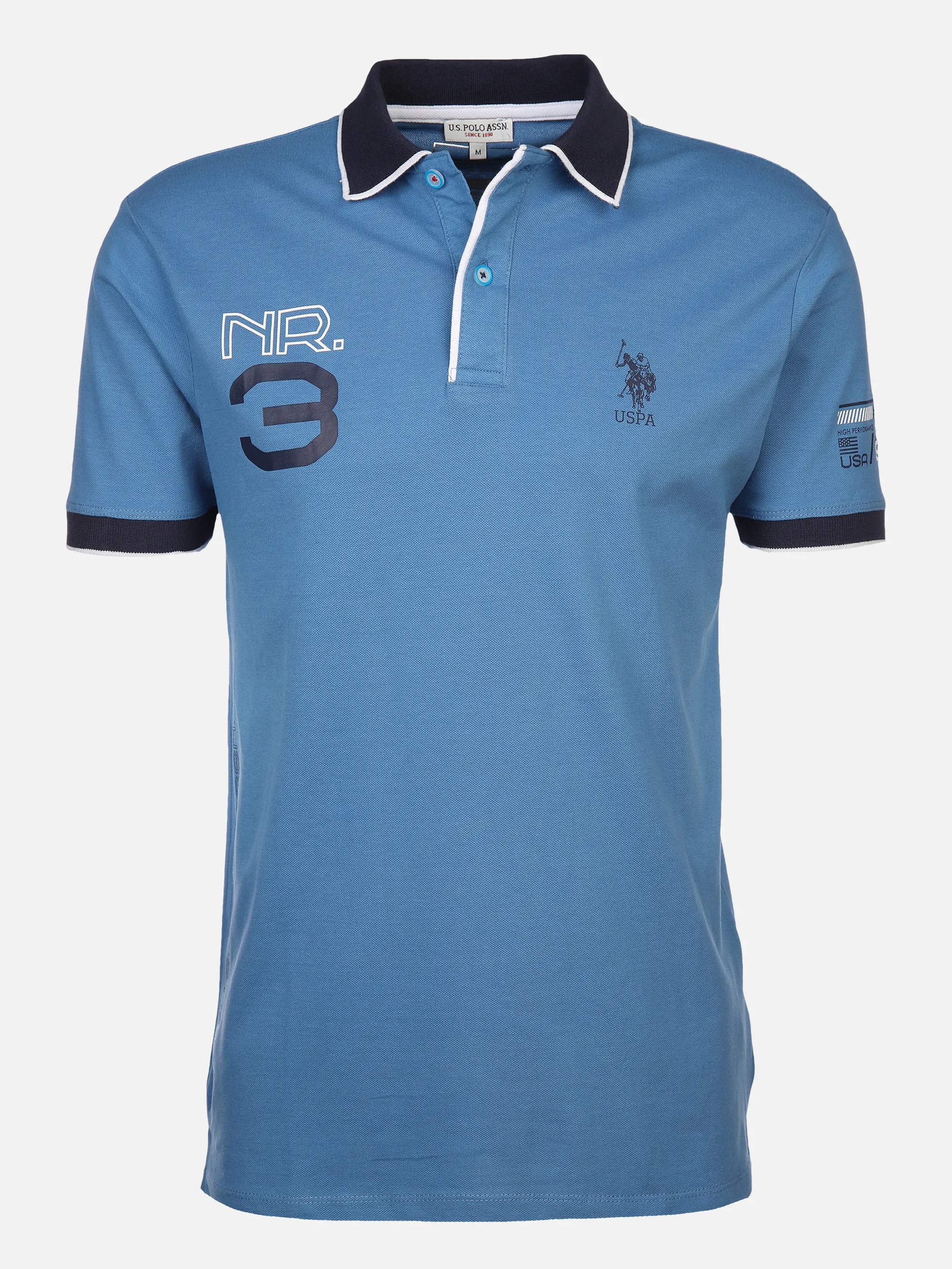 Herren Poloshirt mit Print