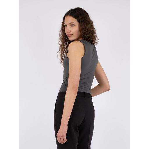 Neo Noir Sophia Jersey Top, Antracit, 42