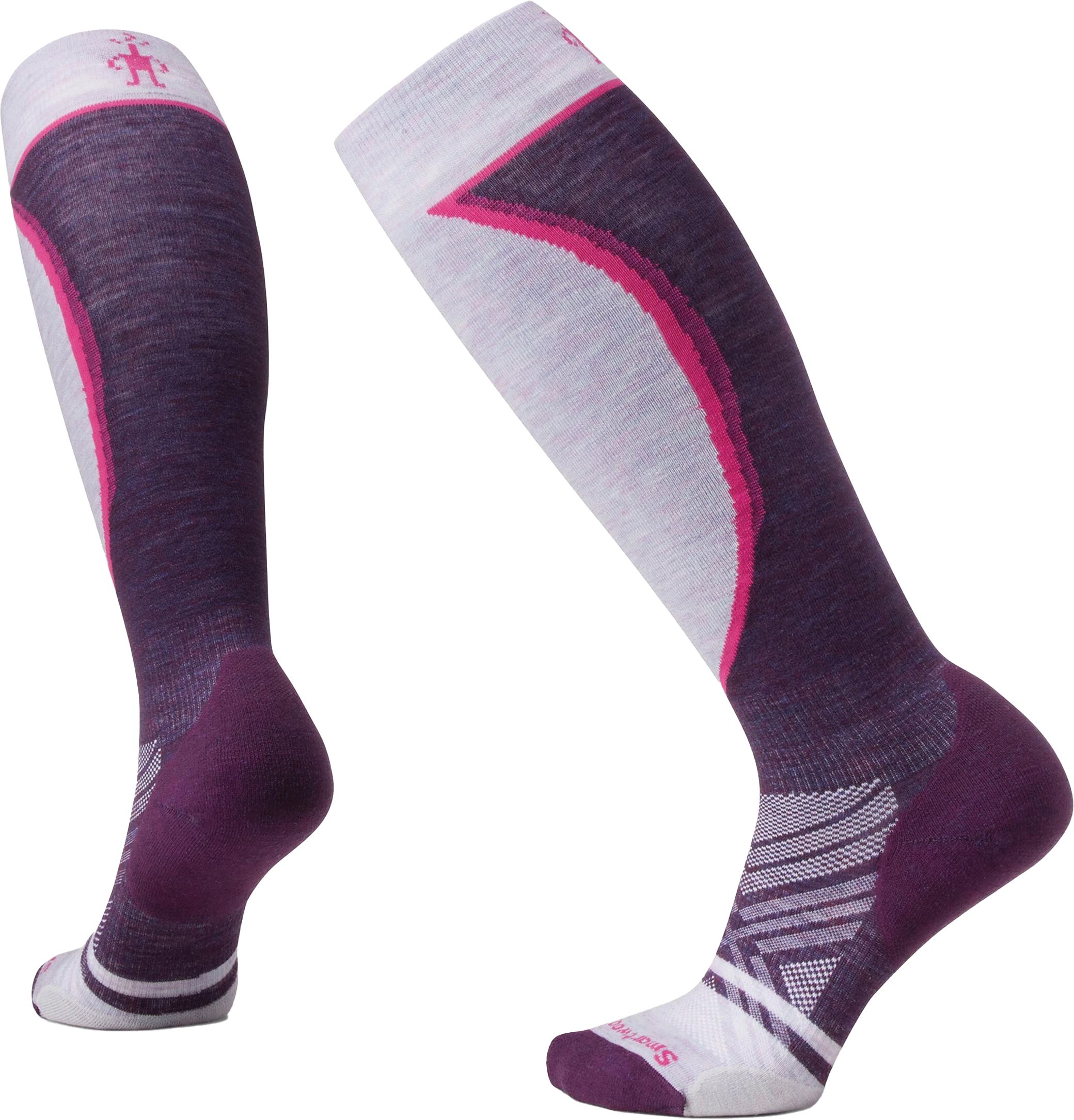 Ski Targeted Cushion Extra Stretch OTC Socks Dame Purple Iris