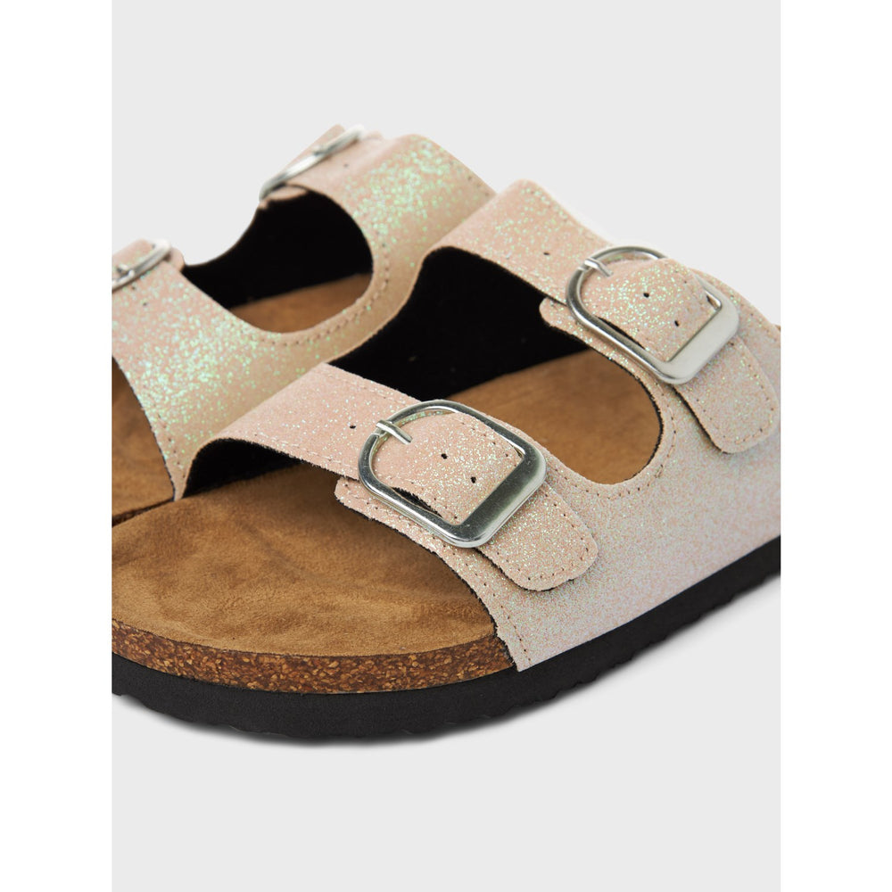 Køb Name It Cloud Dancer Small Glitter Flora Sandal