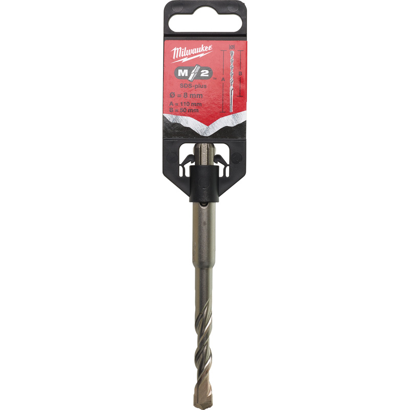 Milwaukee SDS-plus hamerboor M/2 8x110mm