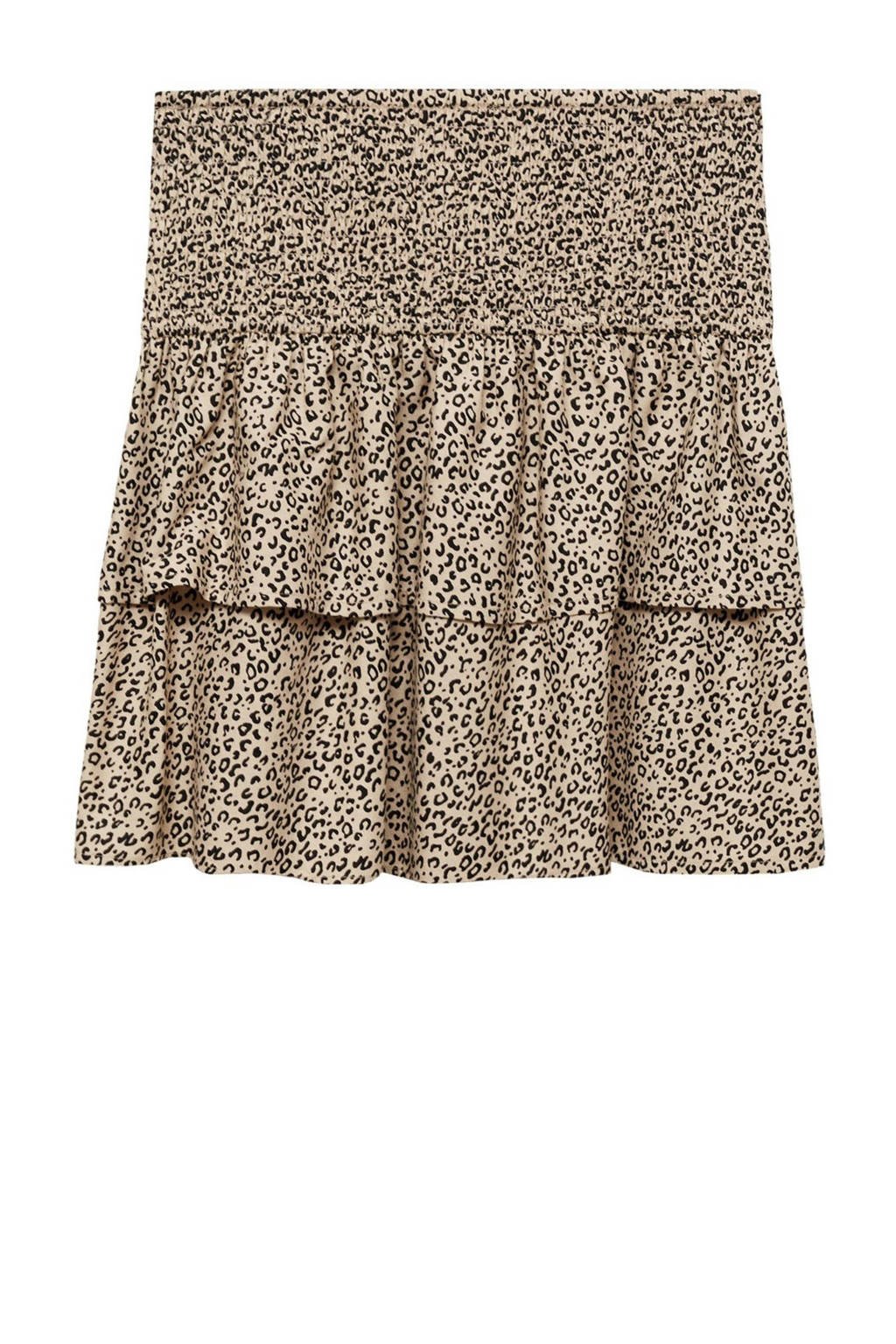 MANGO TEEN midi rok beige