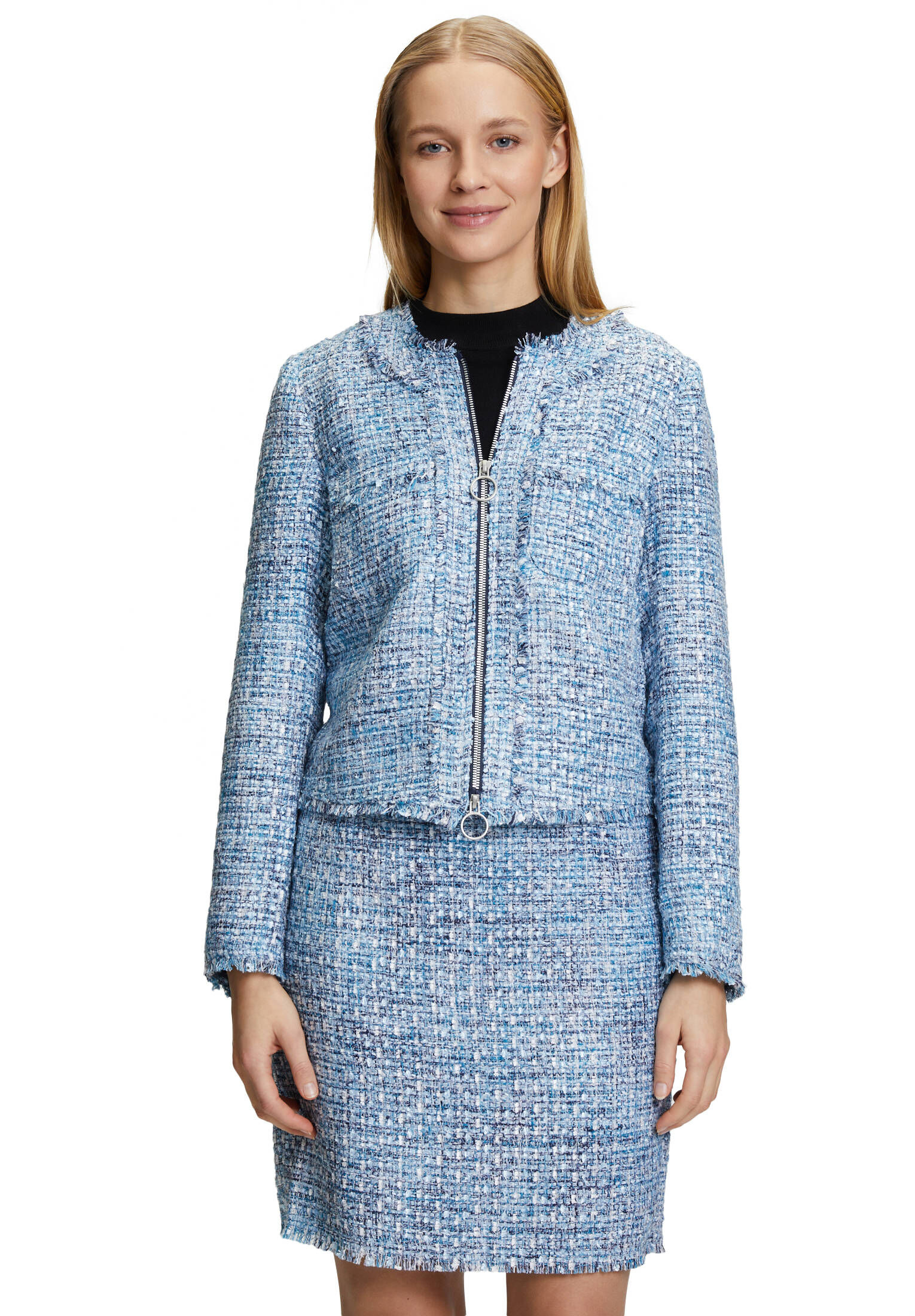 Betty Barclay| Damen Blazerjacke mit Fransen