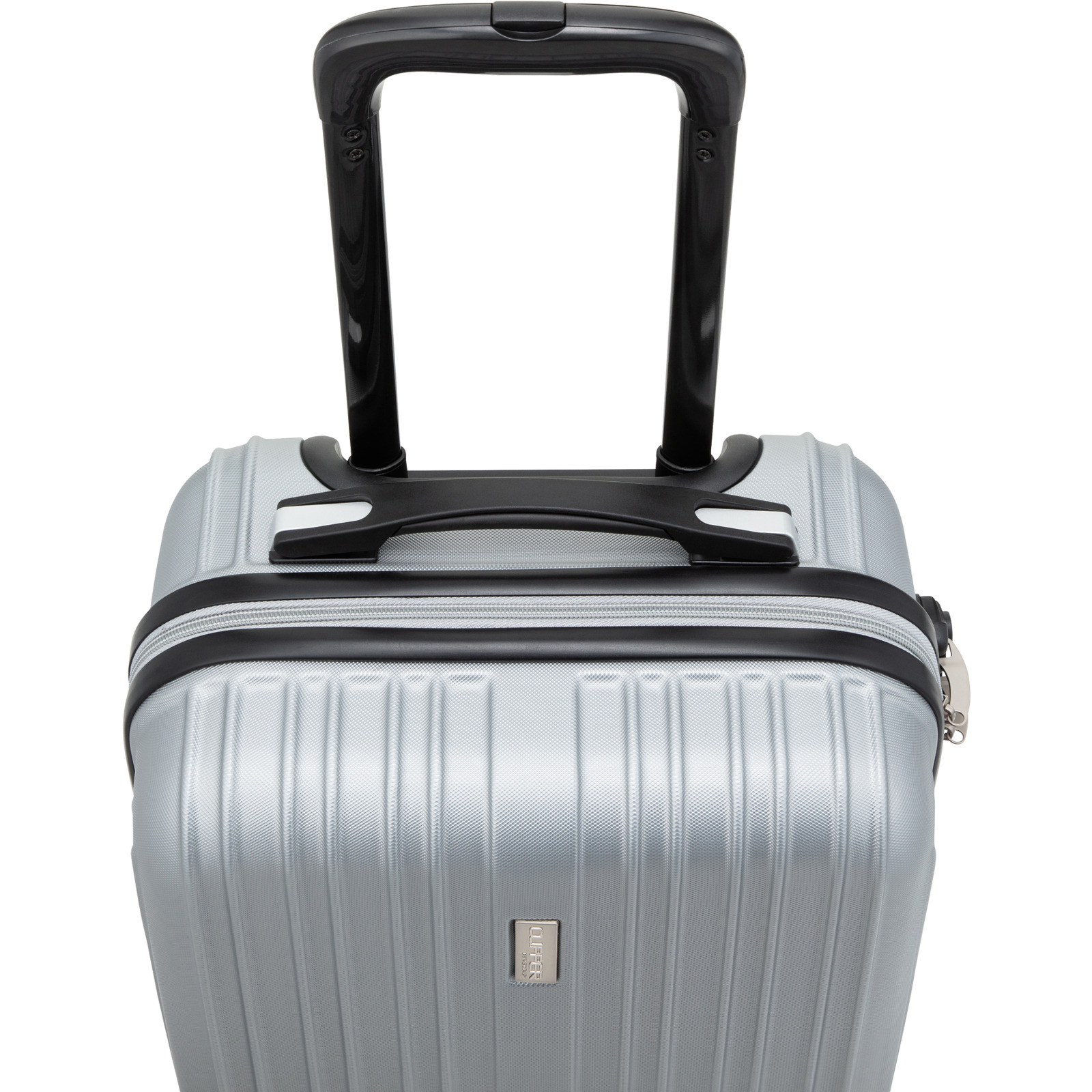Koffer Genf M 40x64x27cm ABS silber