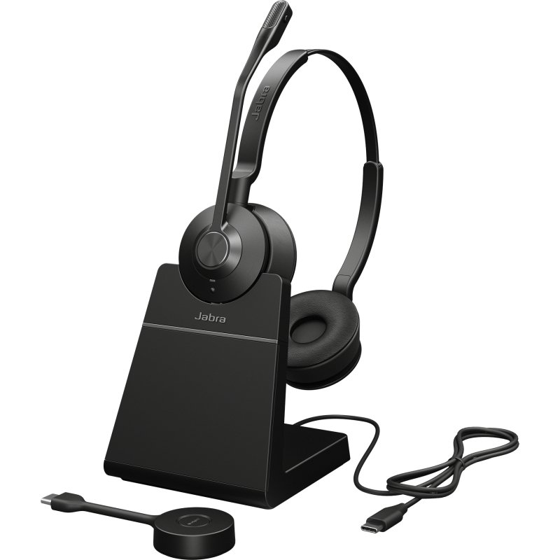 Jabra Engage 55 SE Casque Sans fil Arceau Bureau/Centre d'appels Noir