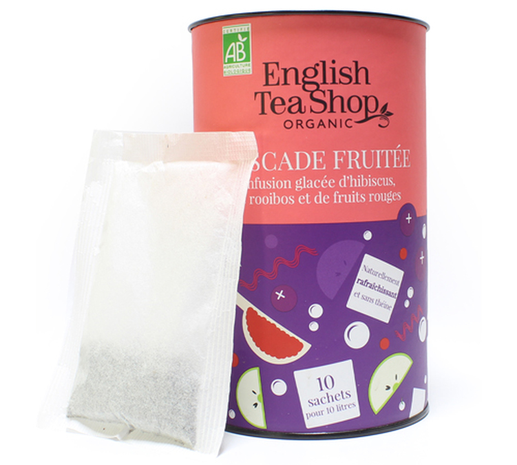 Infusion glacée Cascade Fruitée bio - 10 sachets - English Tea Shop