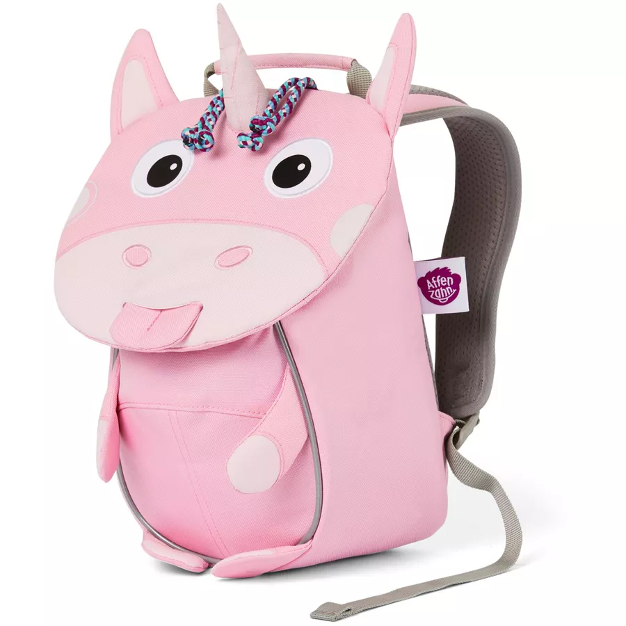 Affenzahn Kleine Freunde - Kinderrucksack: Einhorn, rosa