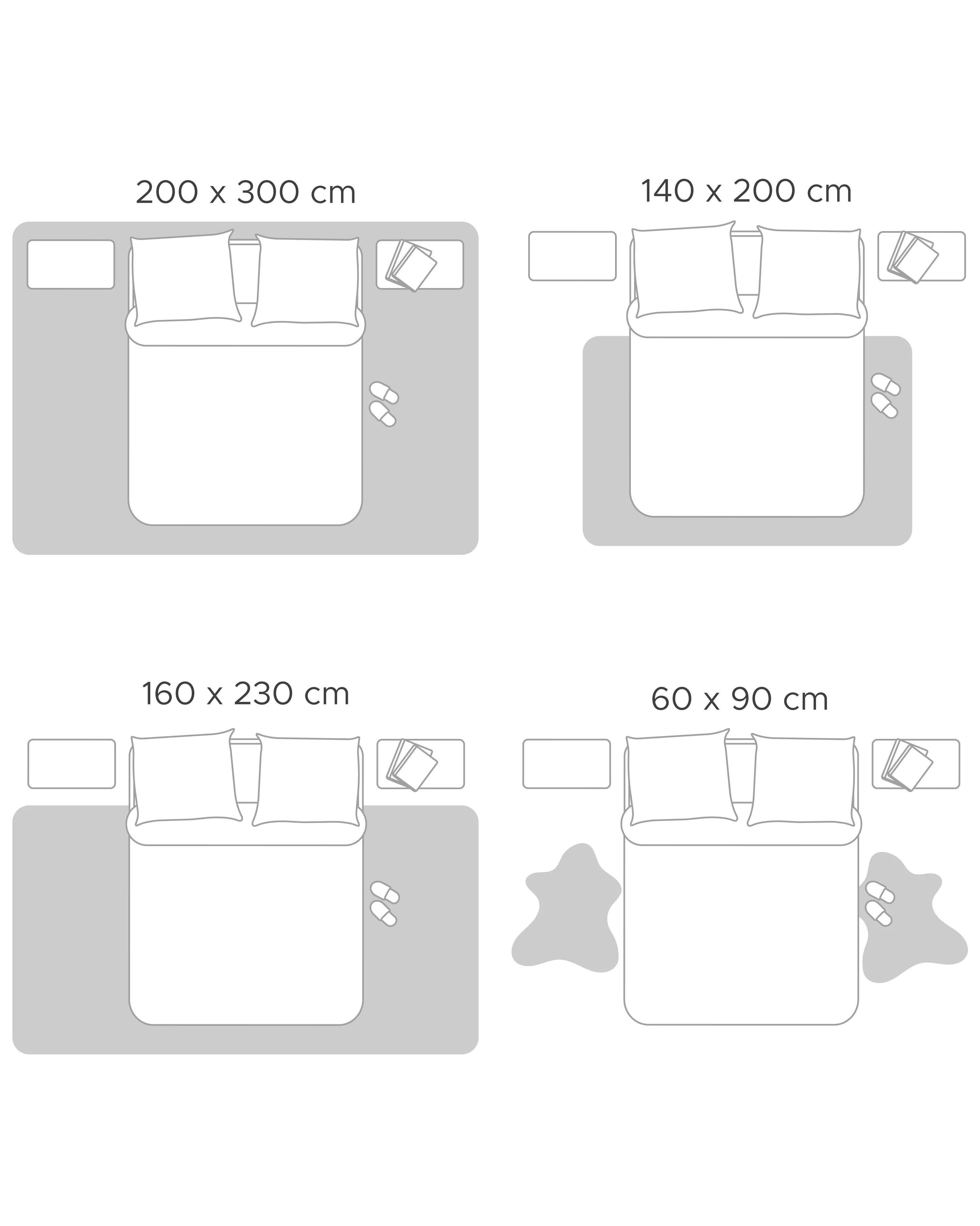 Kunstbontkleed NAMBUNG Beige 60 x 90 cm