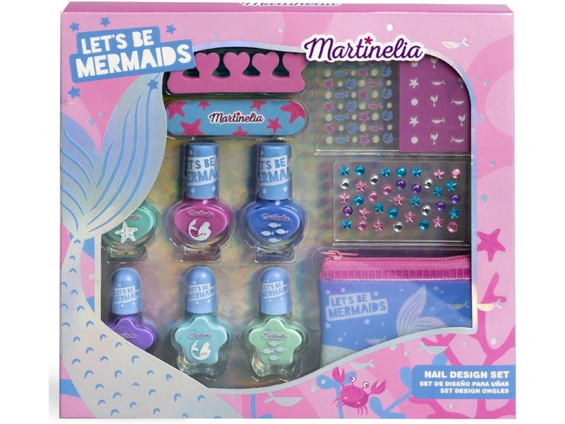 Martinelia Beauty Lets Be Mermaids Nail Design Set Nagellack-Set mit Meerjungfrau-Motiv
