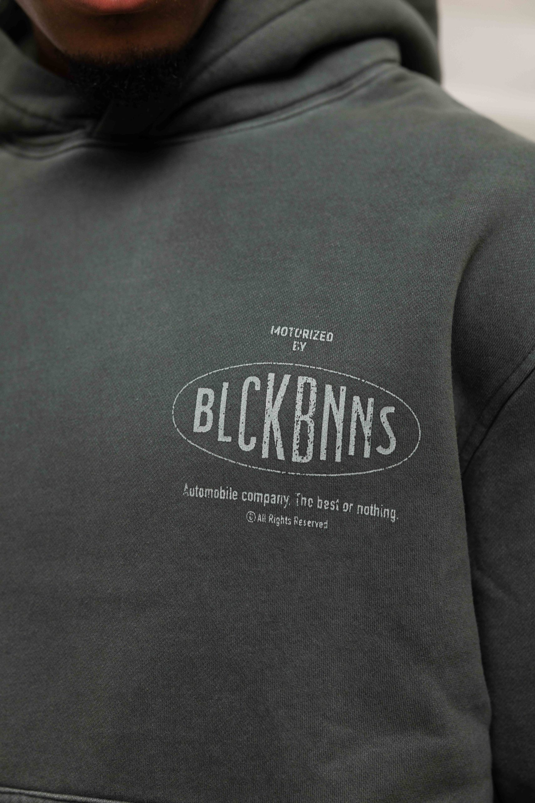 Black Bananas Mono Flame Hoodie Heren Zwart