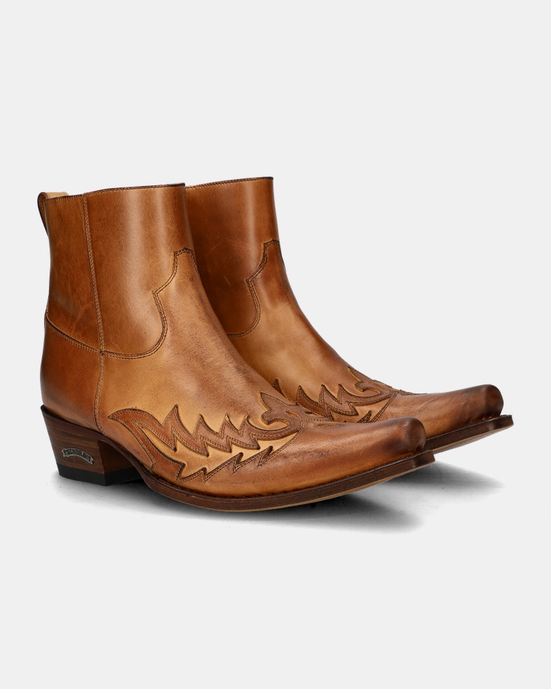 Sendra 11783 Mimo Rits- & gesloten boots  - cognac