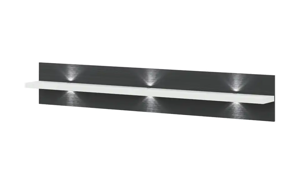 Wandboard Toulon Graphit, Weiß 200 cm