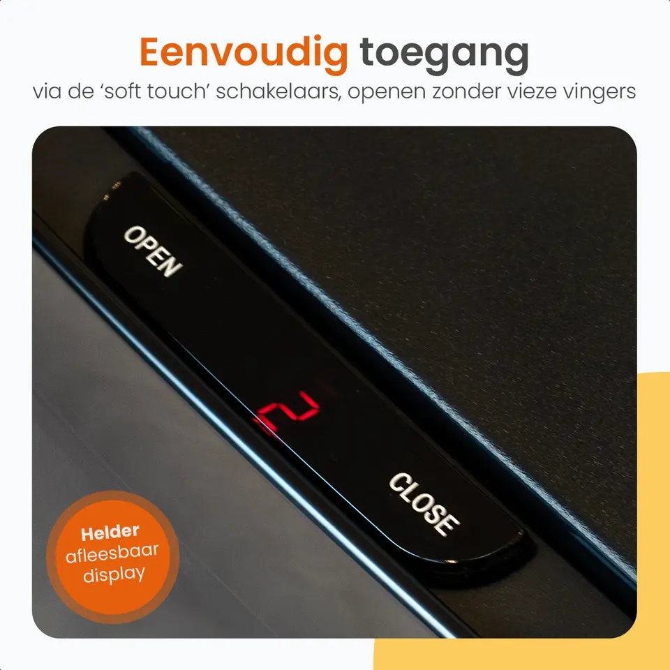 Goliving Automatische Sensor Prullenbak 64 Liter – Afvalemmer keuken - Afvalbak