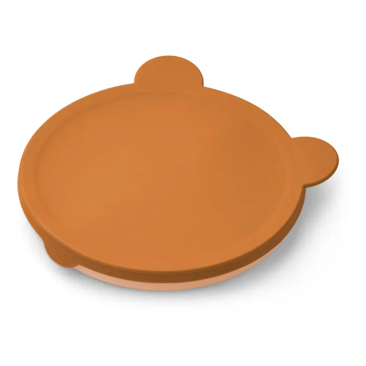 Liewood Assiette compartimenté Frodo et son couvercle | Rose