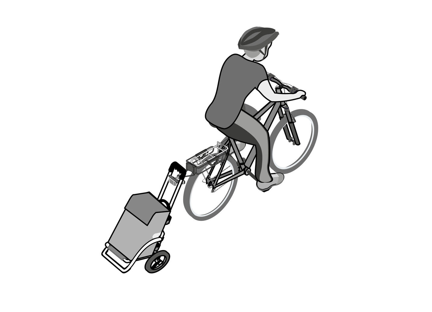 Leichter und leiser Einkaufsroller Royal Shopper