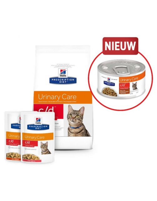 Hill's Prescription Diet C\/D Urinary Stress Urinary Care Zak Kip - Kattenvoer