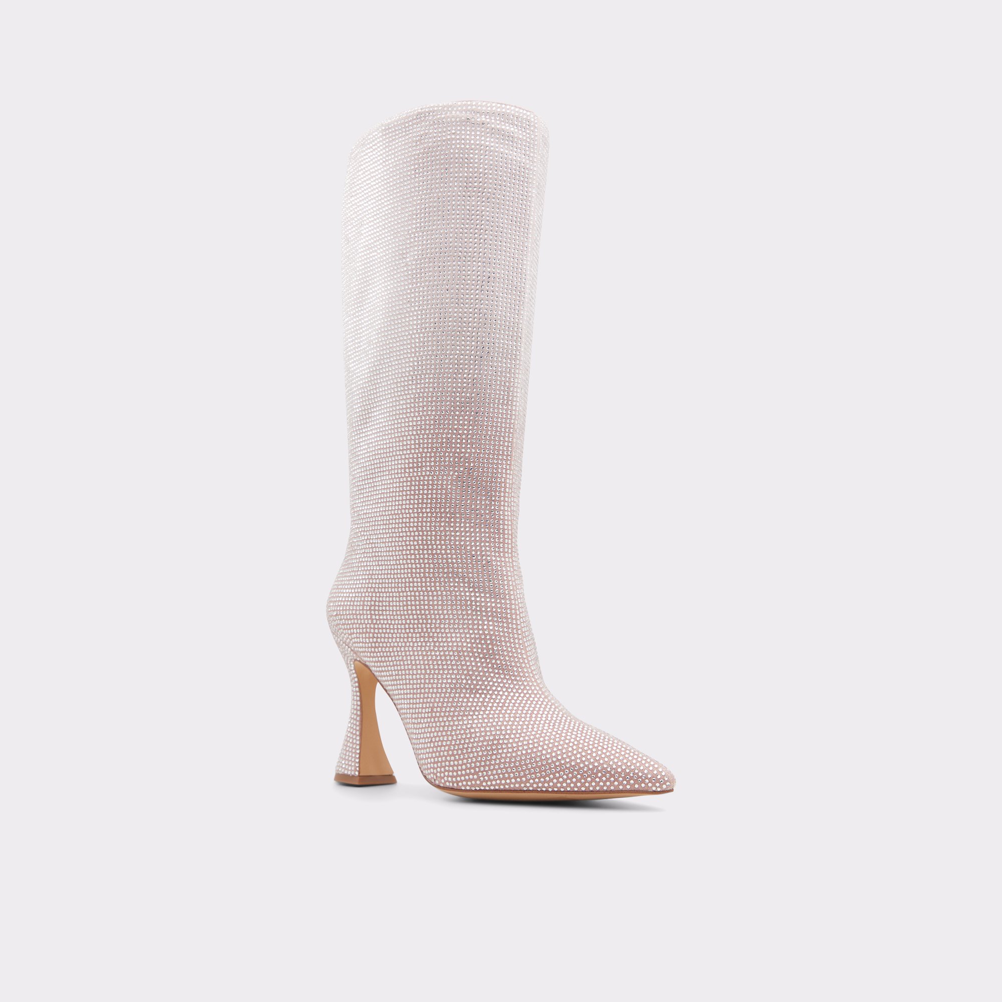 Taylah Light Pink Textile Mixed Material Women Dress boots