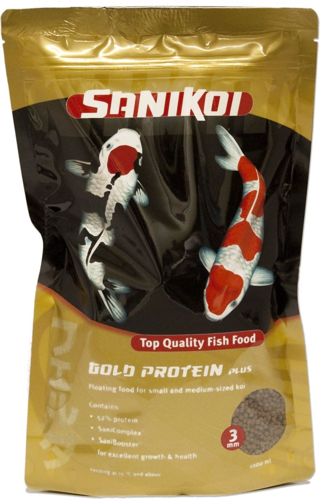 Velda visvoer SaniKoi Gold Protein Plus 3 mm 1 L