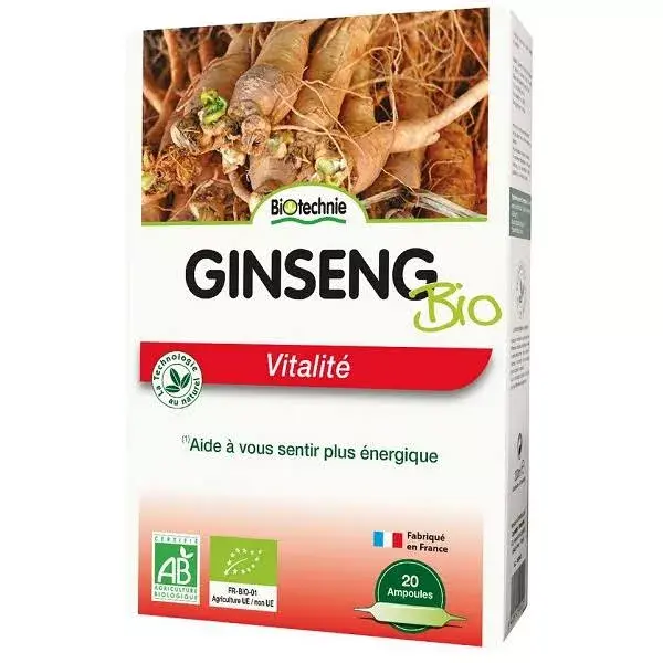 Biotechnie Ginseng Bio Vitality 20 ampolas