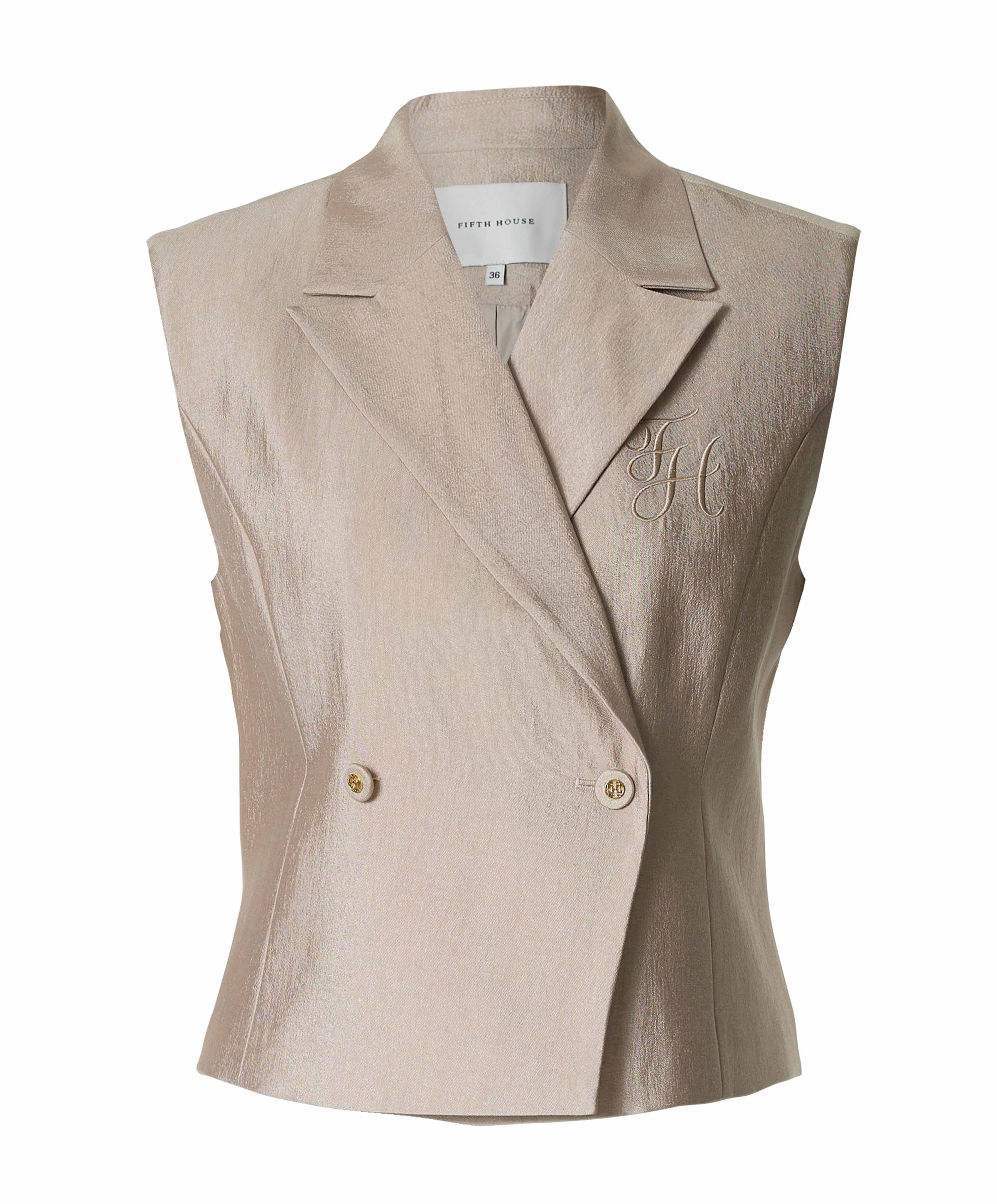 Fifth House Dames gilet beige