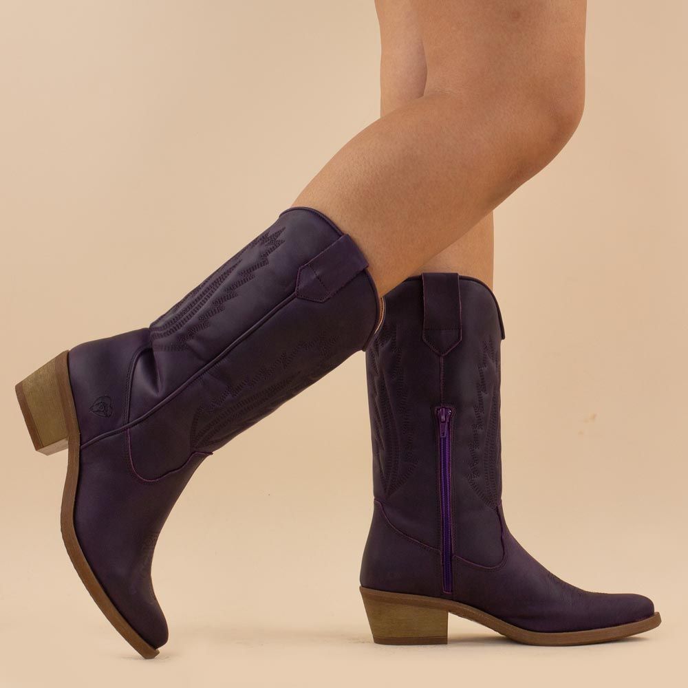 La Pintura cowboyboots Varsy Paars