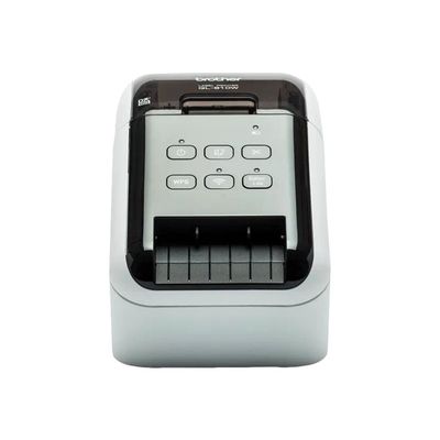 Brother QL-810Wc - Imprimante d'étiquettes monochrome - thermique direct - USB 2.0, Wi-Fi(n) - noir brillant, blanc