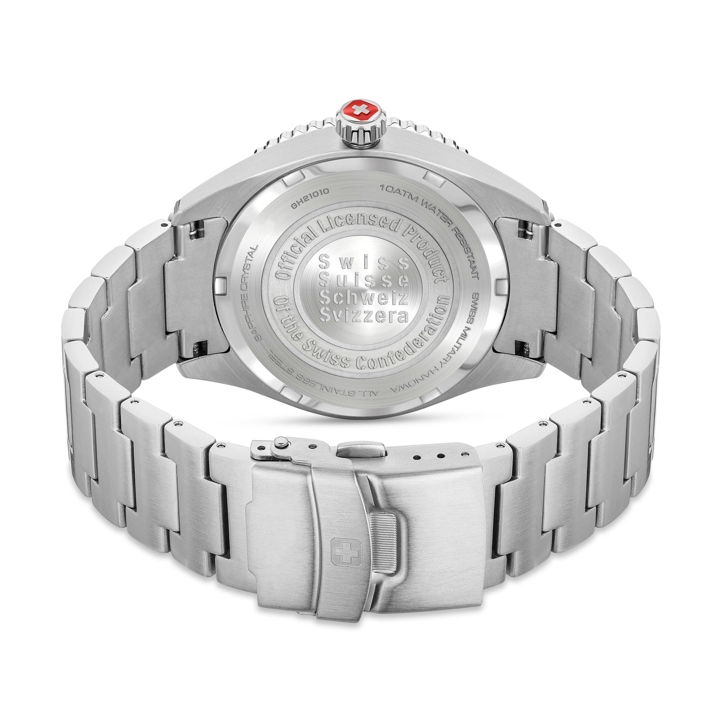 Swiss Military Hanowa Afterburn Stainless Steel Sports Analogue Quartz Watch