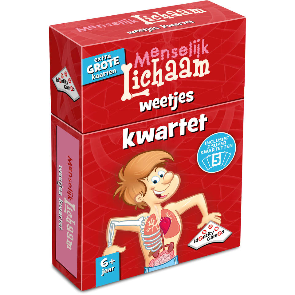 Menselijk lichaam weetjes kwartet