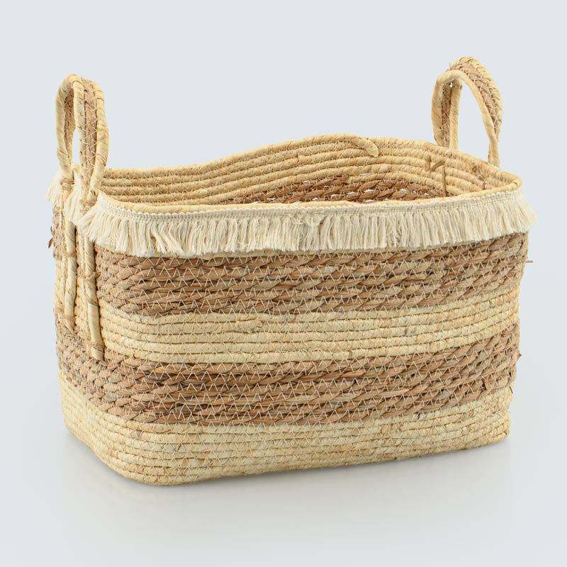 Panier de rangement bicolore 'Madang'