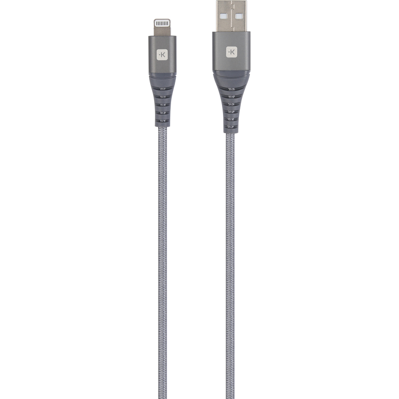 Skross Kabel USB-A - Lightning, space grey, 1.2 m