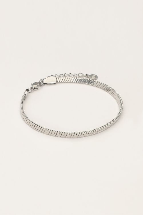Iconic platte schakelarmband