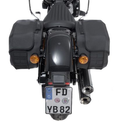 Sacoches cavalières SW-MOTECH LH1/LH1 Legend Gear set (2 X 19.5 litres) avec supports - Noir
