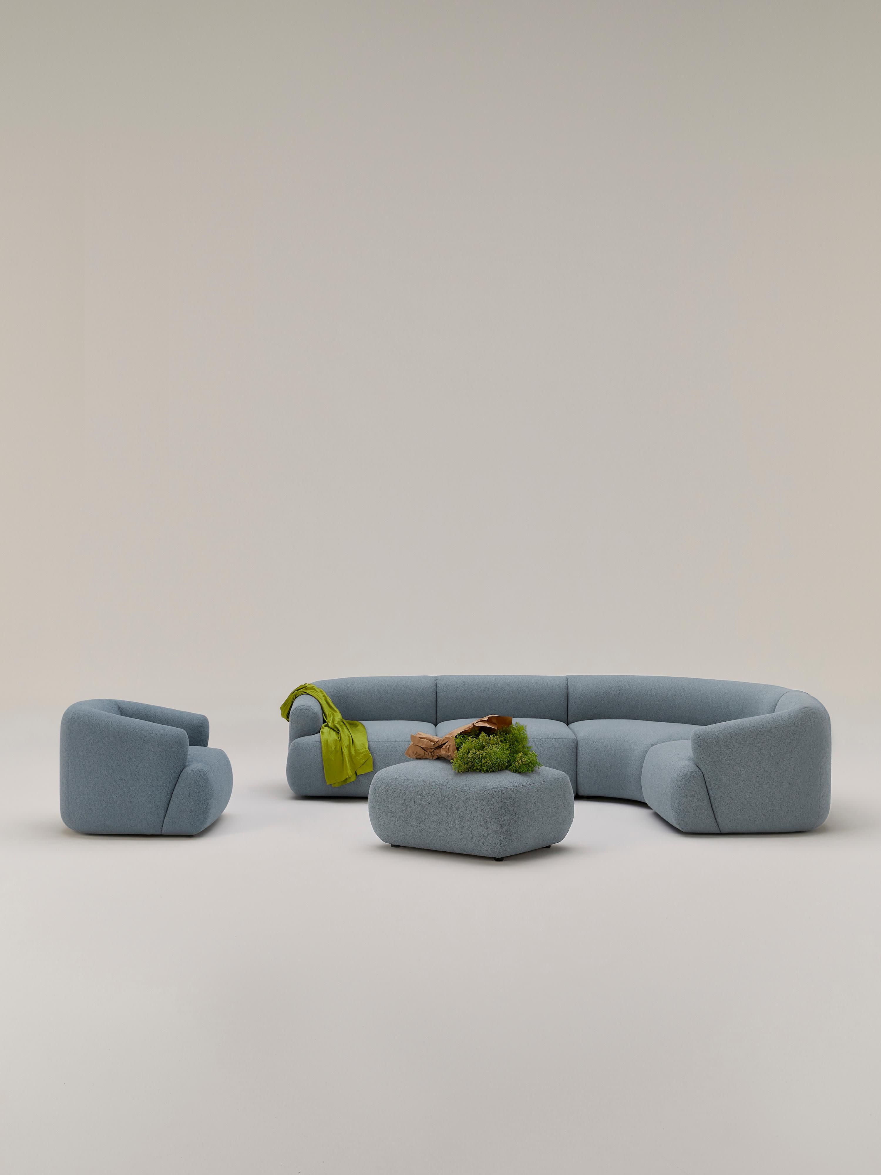 Bouclé fauteuil Sofia