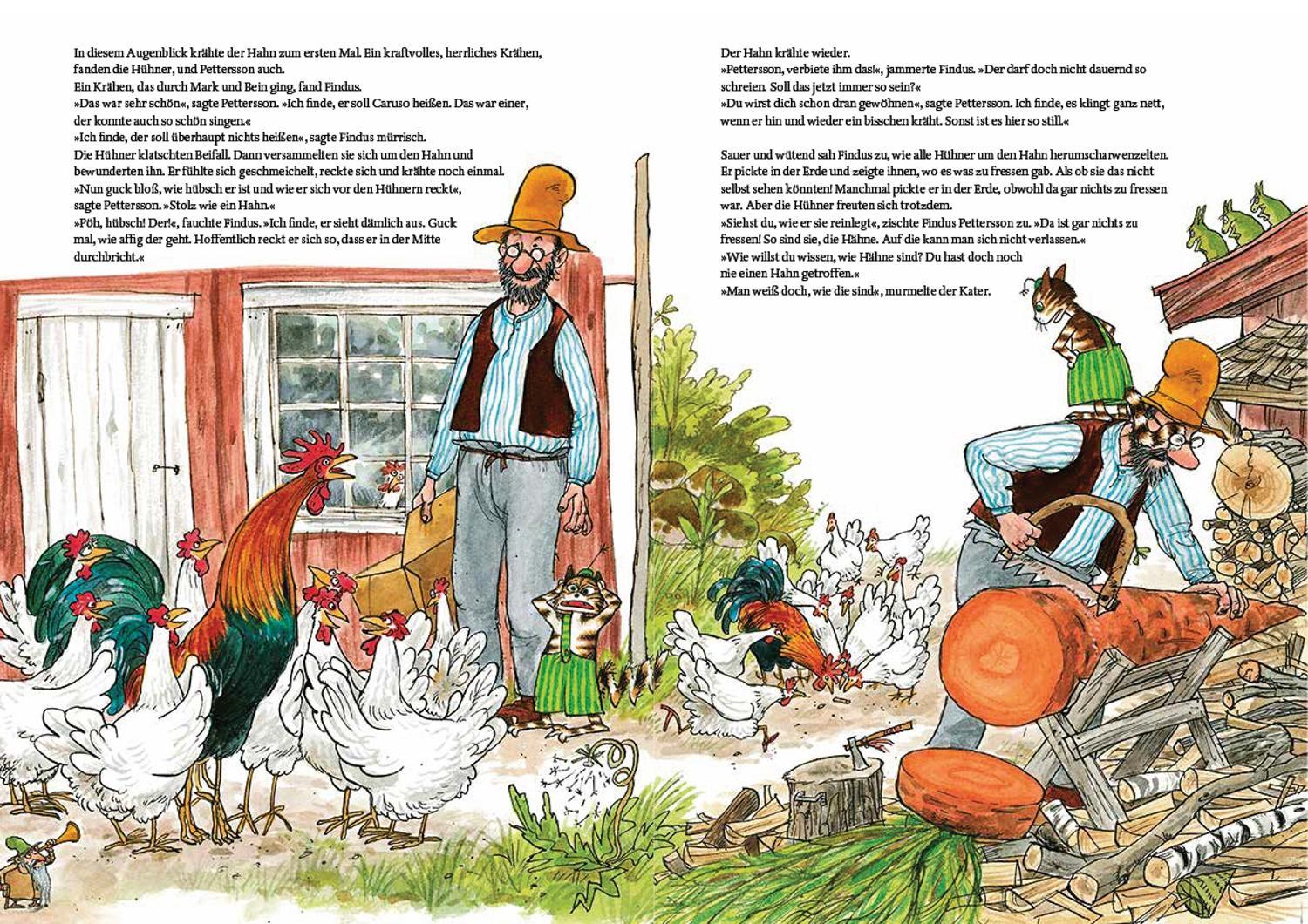 Pettersson und Findus. Findus und der Hahn im Korb