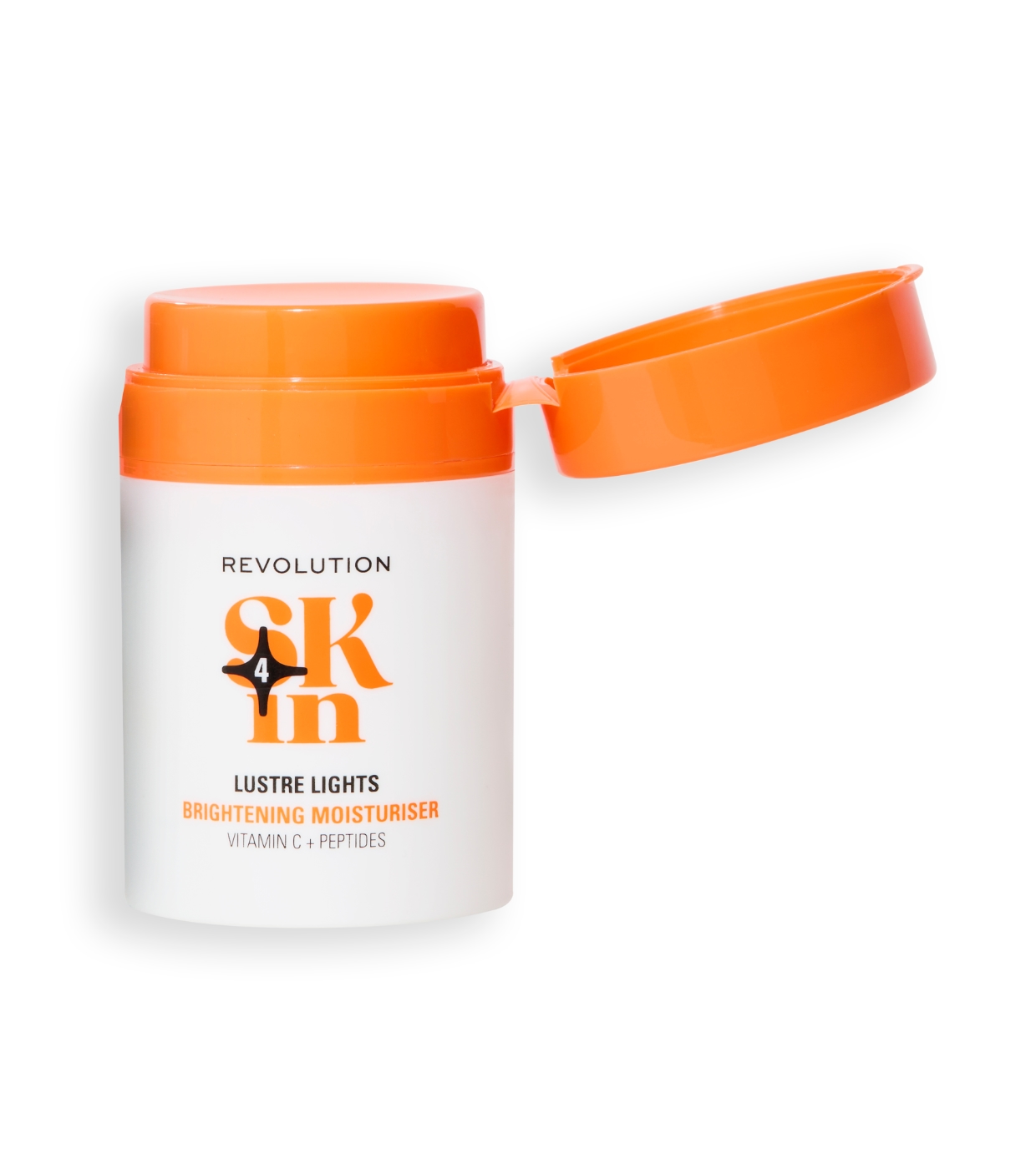 Revolution Skin - *Be Bright* - Creme facial iluminador com vitamina C e peptídeos Lustre Lights