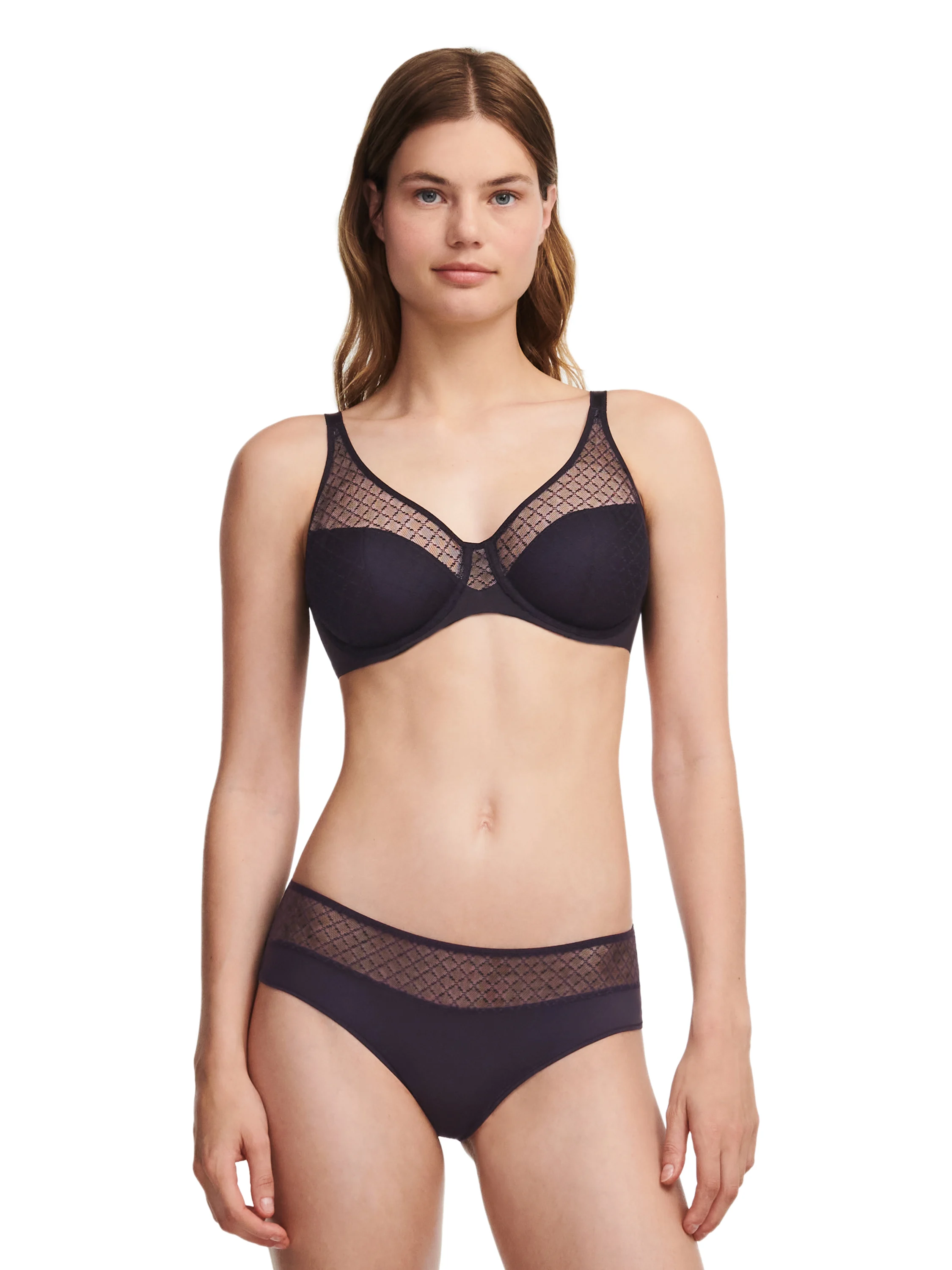NORAH CHIC - Soutien-gorge moulé emboîtant en dentelle | Noir