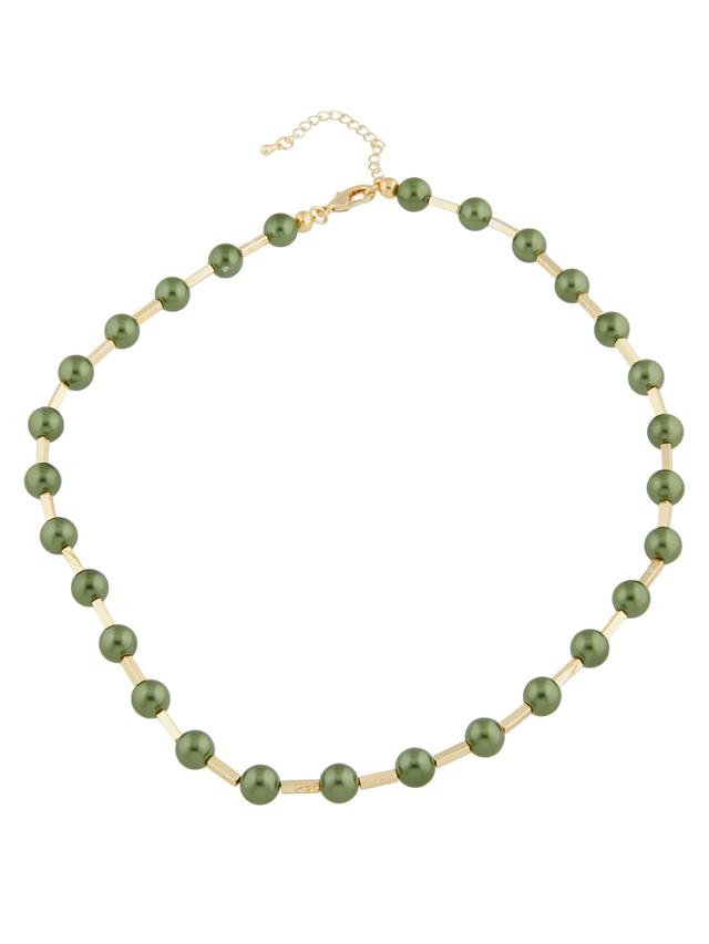 Armband & Collier, Muschelkernperlen & Hämatit