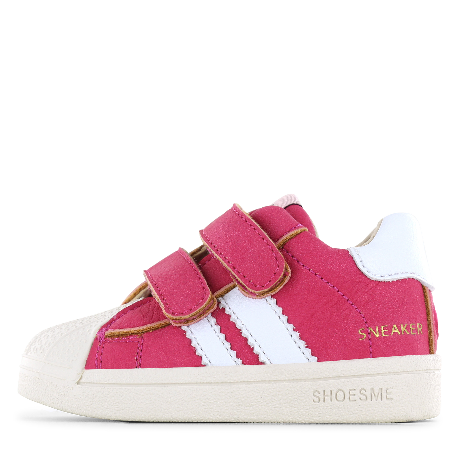 Shoesme roze sneakertje Microfiber leer | Meisjes schoenen