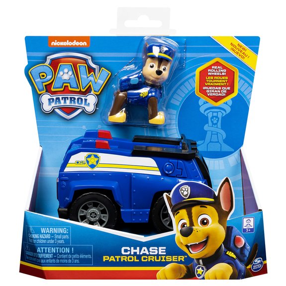 Véhicule + Figurine Chase La Pat' Patrouille