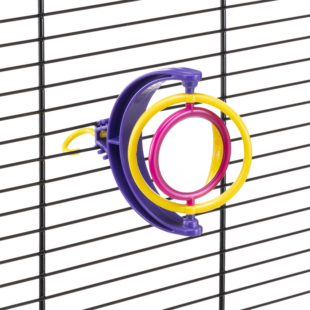 Accessoires pour cages à oiseaux ferplast jouet pa 4212 miroir coloré