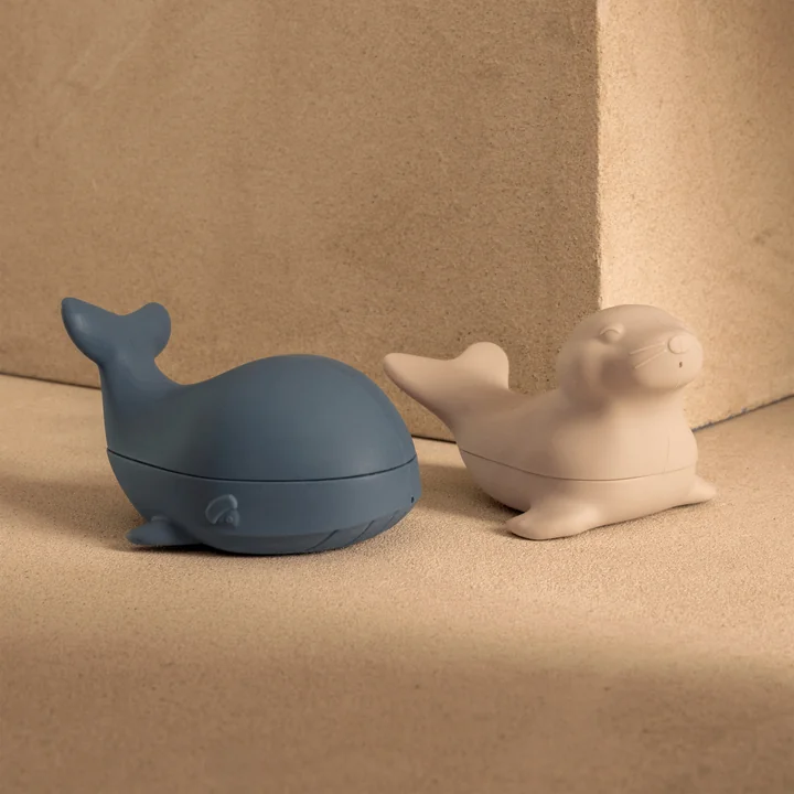 LIEWOOD - Duncan Badespielzeug, Arctic, blau / sandy (2er-Set)