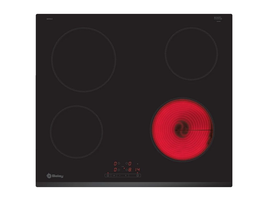 PLACA DE VITROCERÂMICA BALAY 3EB720LR 60CM PRETO