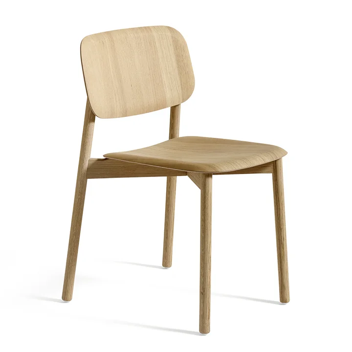 HAY - Soft Edge 60 Stuhl, Eiche matt lackiert (4er-Set)