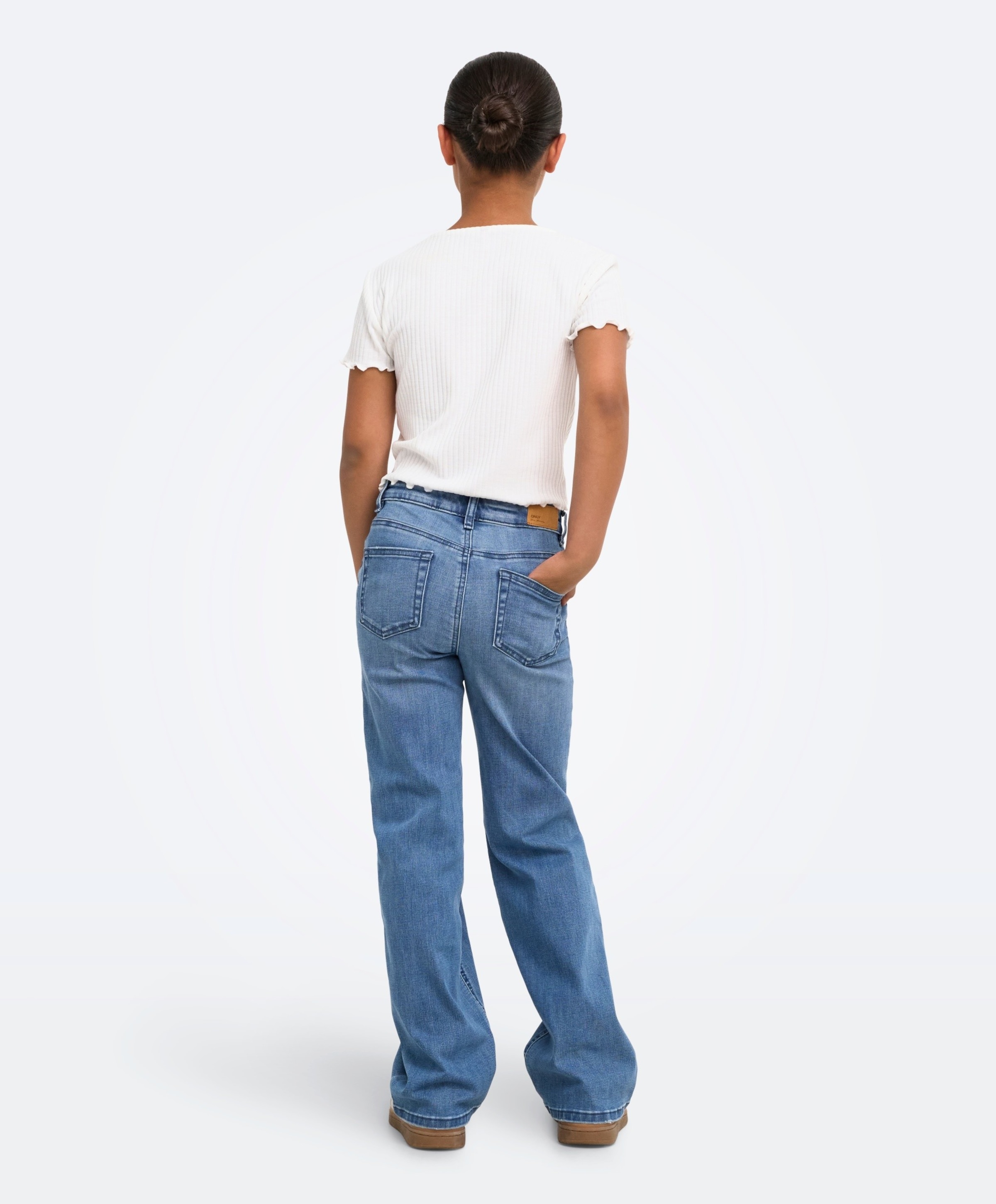 Only KOGJUICY-WAUW HW WIDE DNM GUA113 NO meisjes jeans blauw