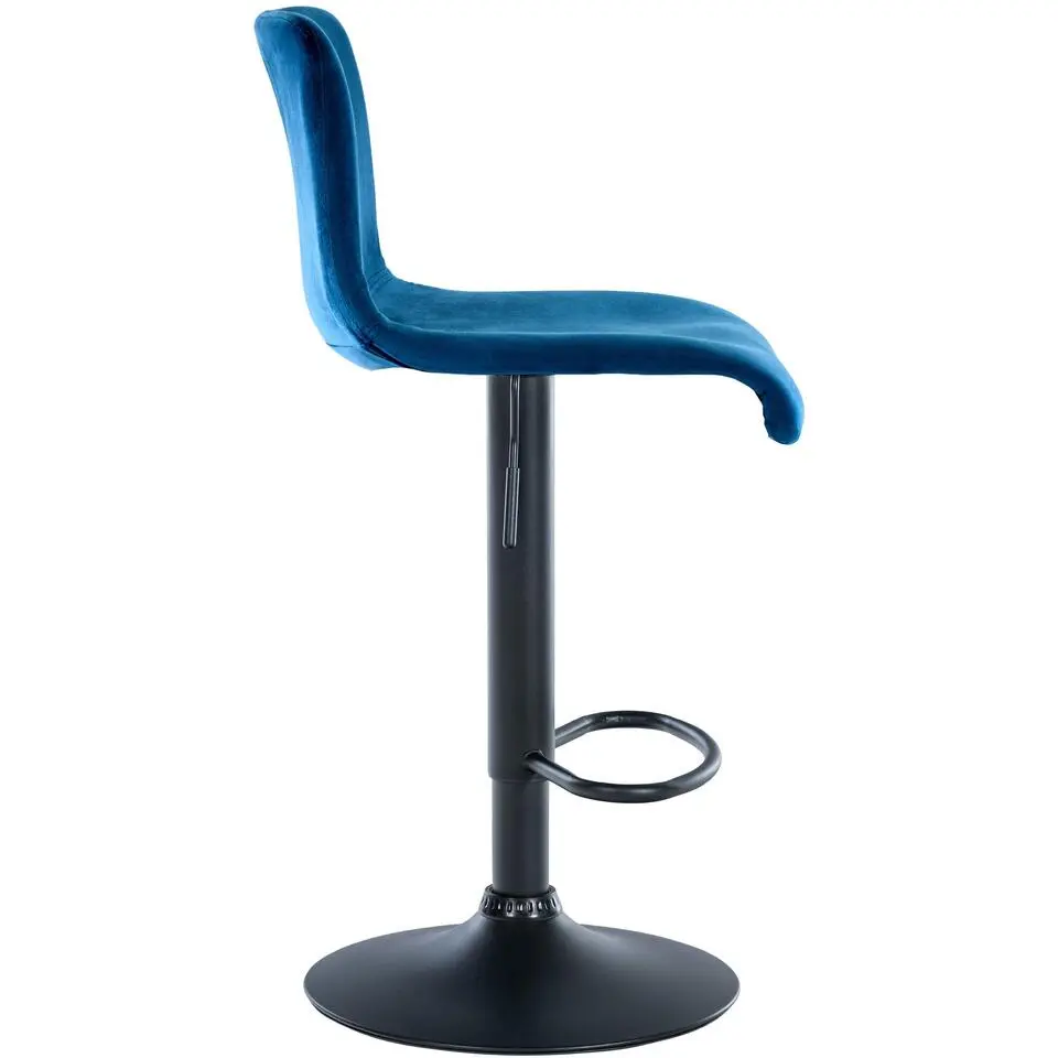 CLP Barkruk Hover Fluweel - blauw