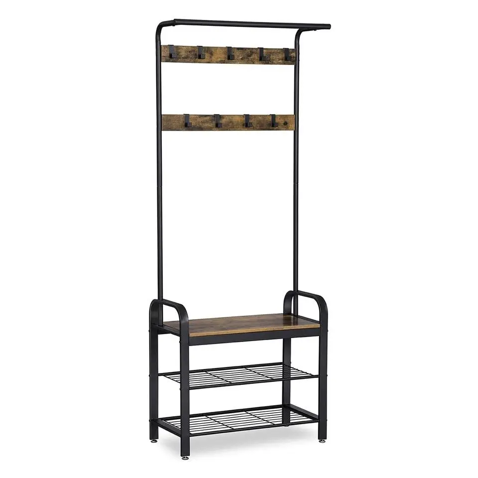CALICOSY - Kledingkast - Bruin - 183x72x33.7 cm