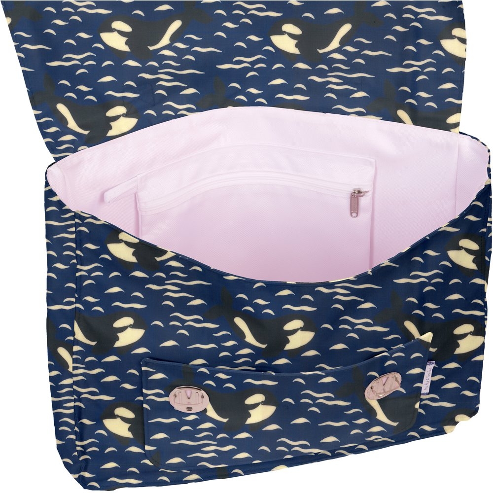 Cartable Orque Bleue
