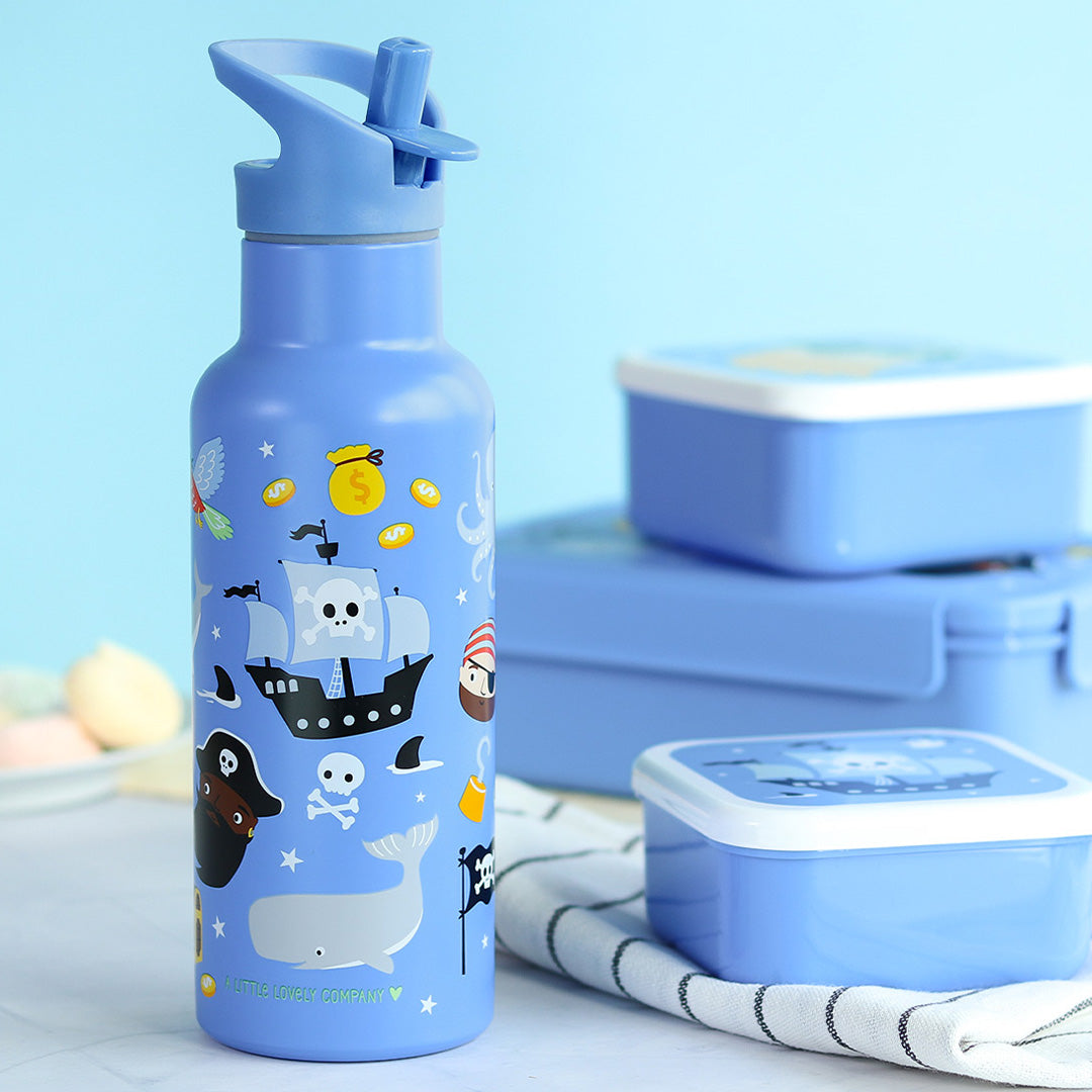 a little lovely company rvs drinkfles piraten - 500 ml