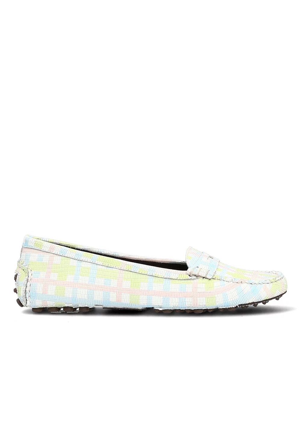 MOCASSIN ROUND DRIVER MULTI PASTEL
